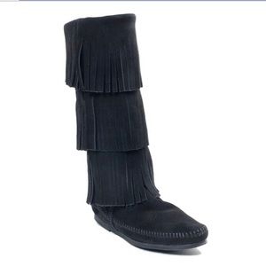 Minnetonka Suede Boots Size 7